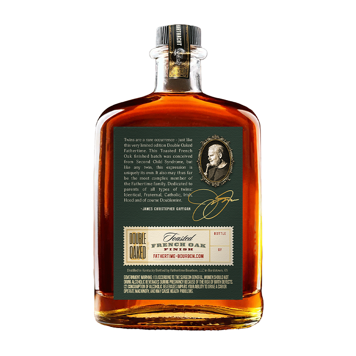 Fathertime Bourbon “Twins” Toasted French Oak Finish (375mL) – Selected by Jim Gaffigan